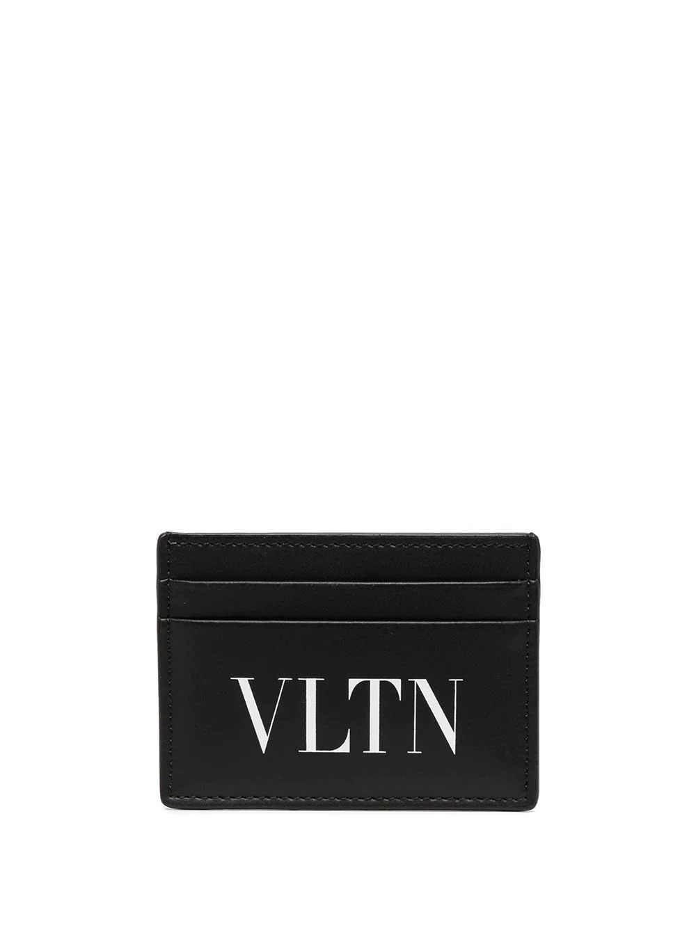 VLTN-Logo Kartenetui in Schwarz
