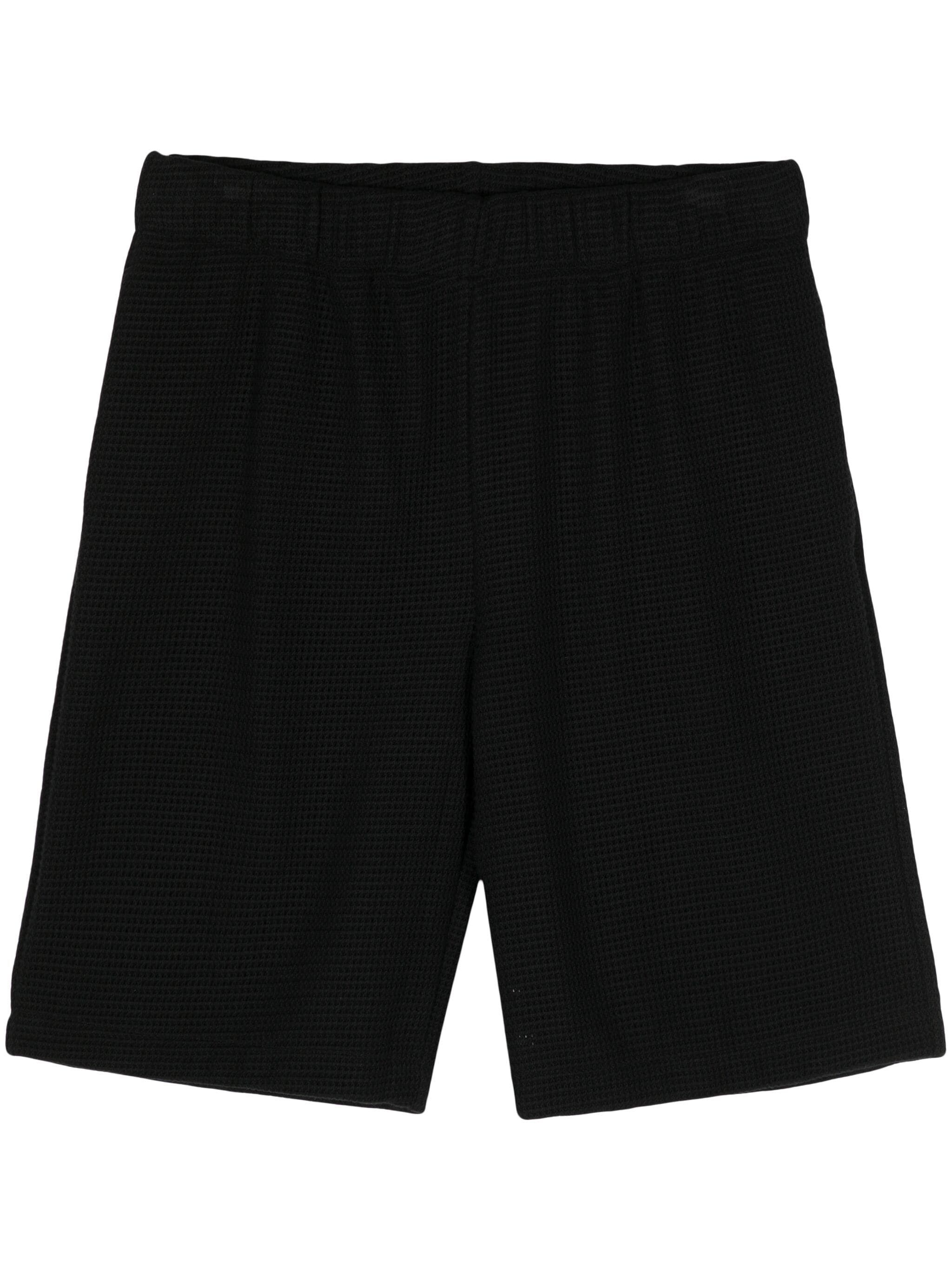 Waffelstrick-Shorts