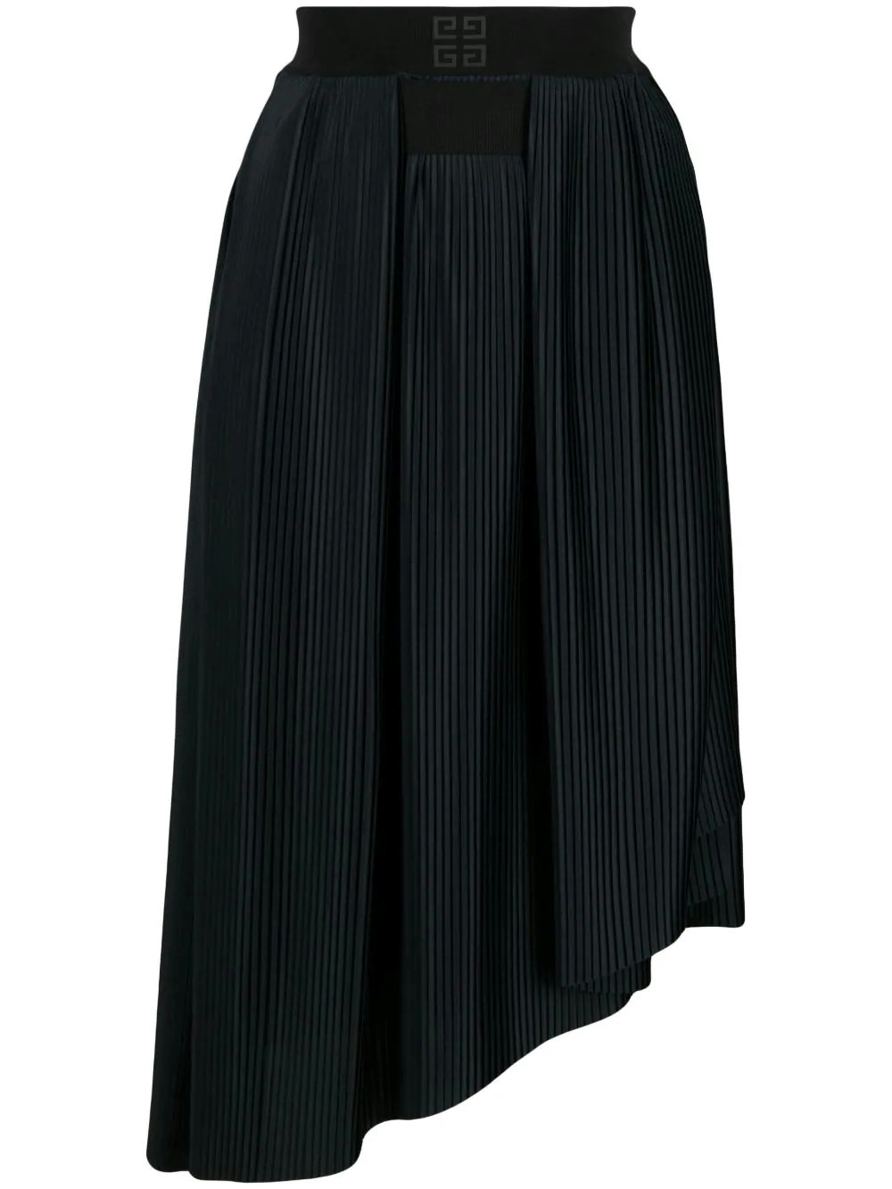 Givenchy - Asymmetric pleated midi skirt