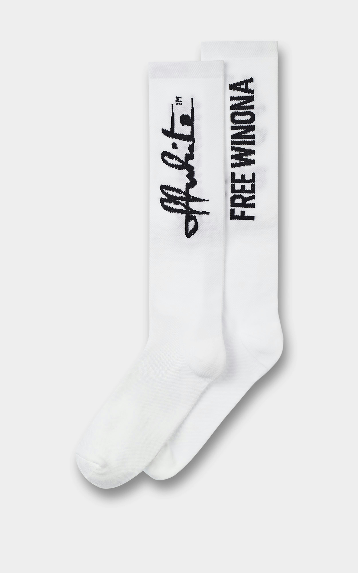 Off-White - Weiße Logo Socken