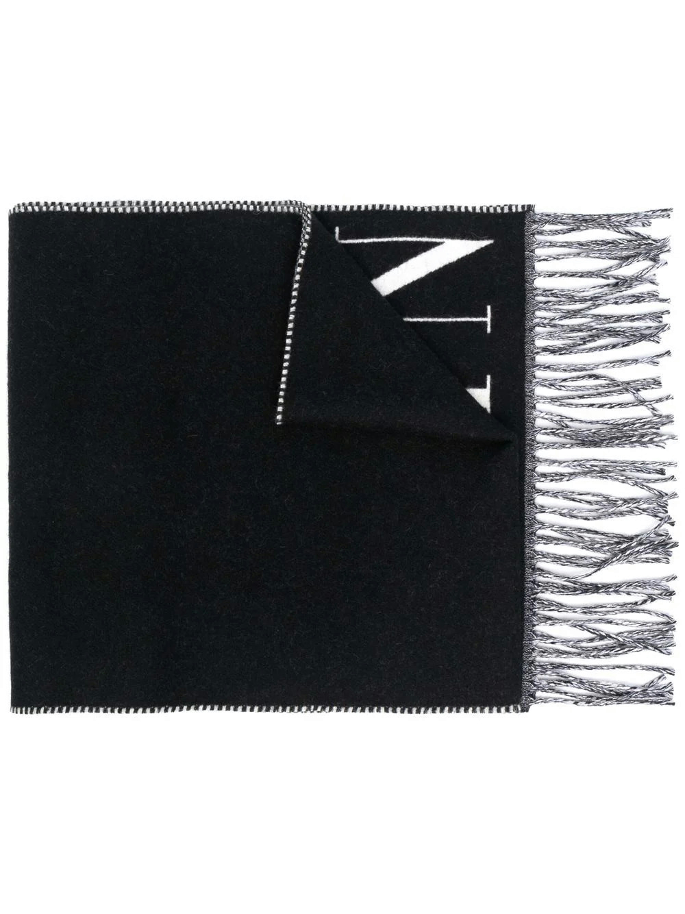 Valentino - VLTN knitted logo scarf