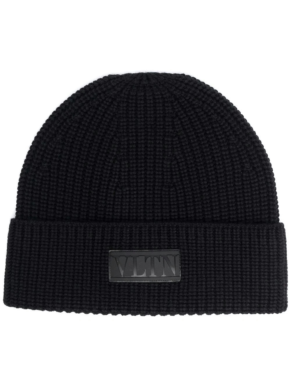 Valentino - VLTN ribbed-knit beanie hat