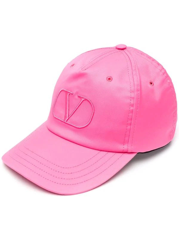 Kappe mit V-Logo in Pink