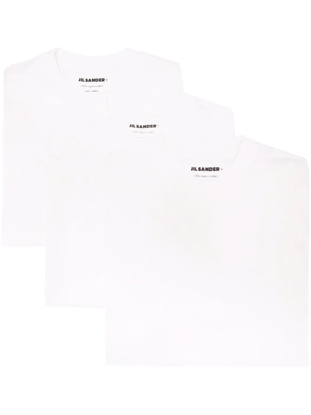 3er-Pack Basic T-Shirt in Weiß